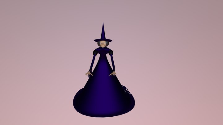Witch 3D Model