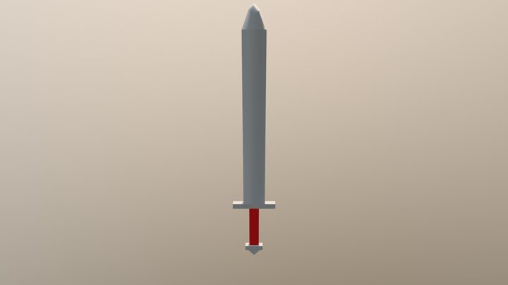 Edge Sword Of The Fallen Death Lord X D 3D Model