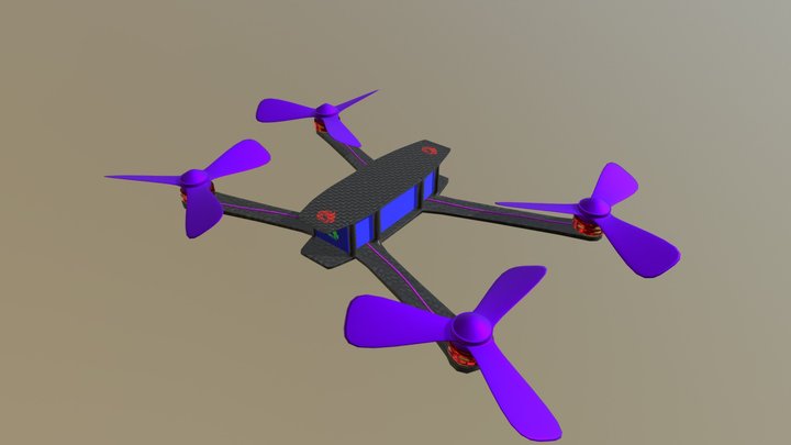 Drone Simple 3D Model