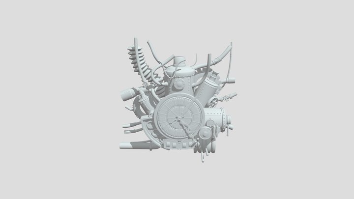 (test)Time Machine 3D Model