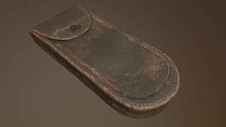 Leather Purse 3D Model