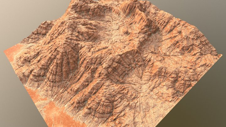 Red Mountain 03 3D Model