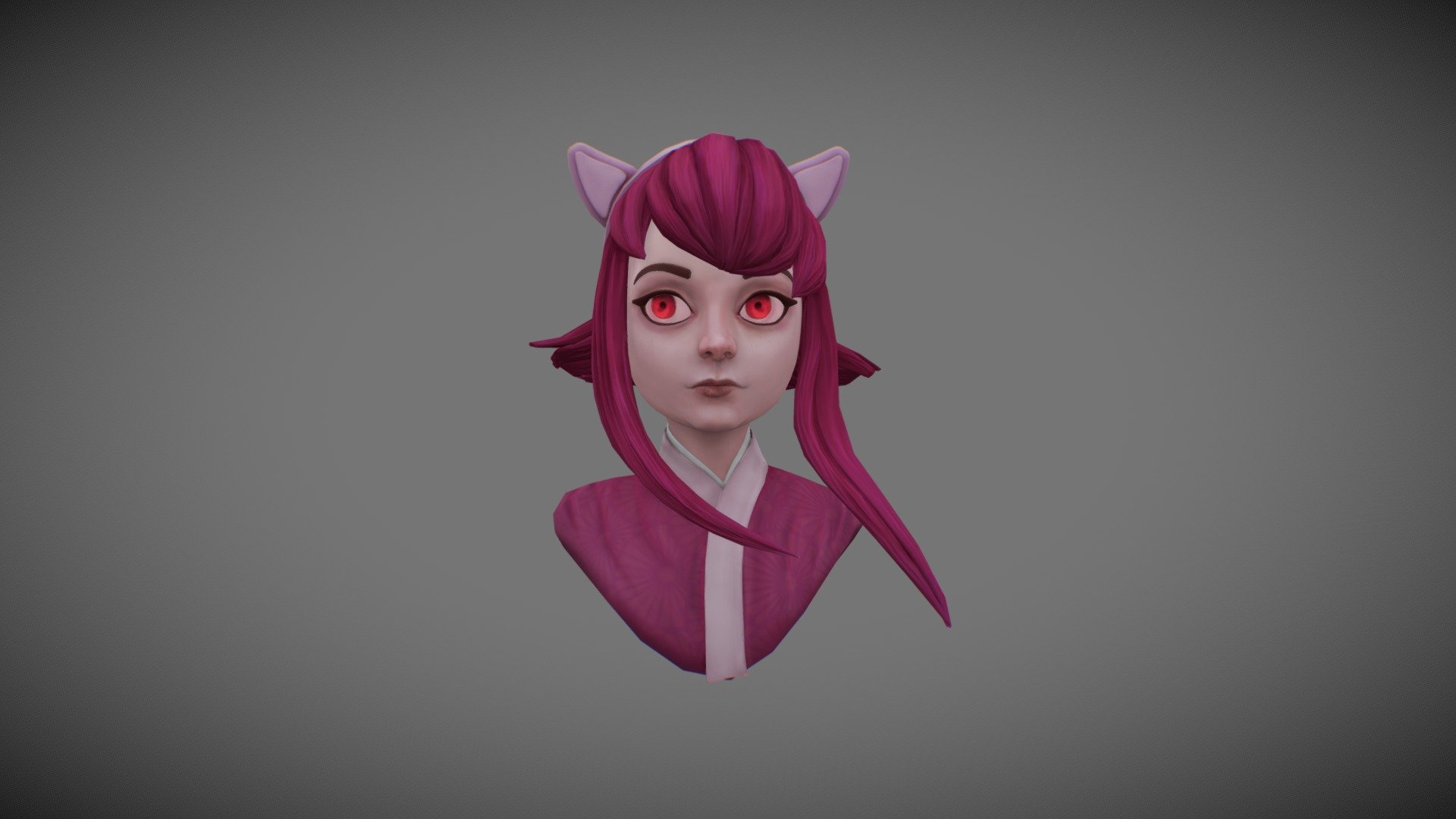 League's Annie Handpainted Bust