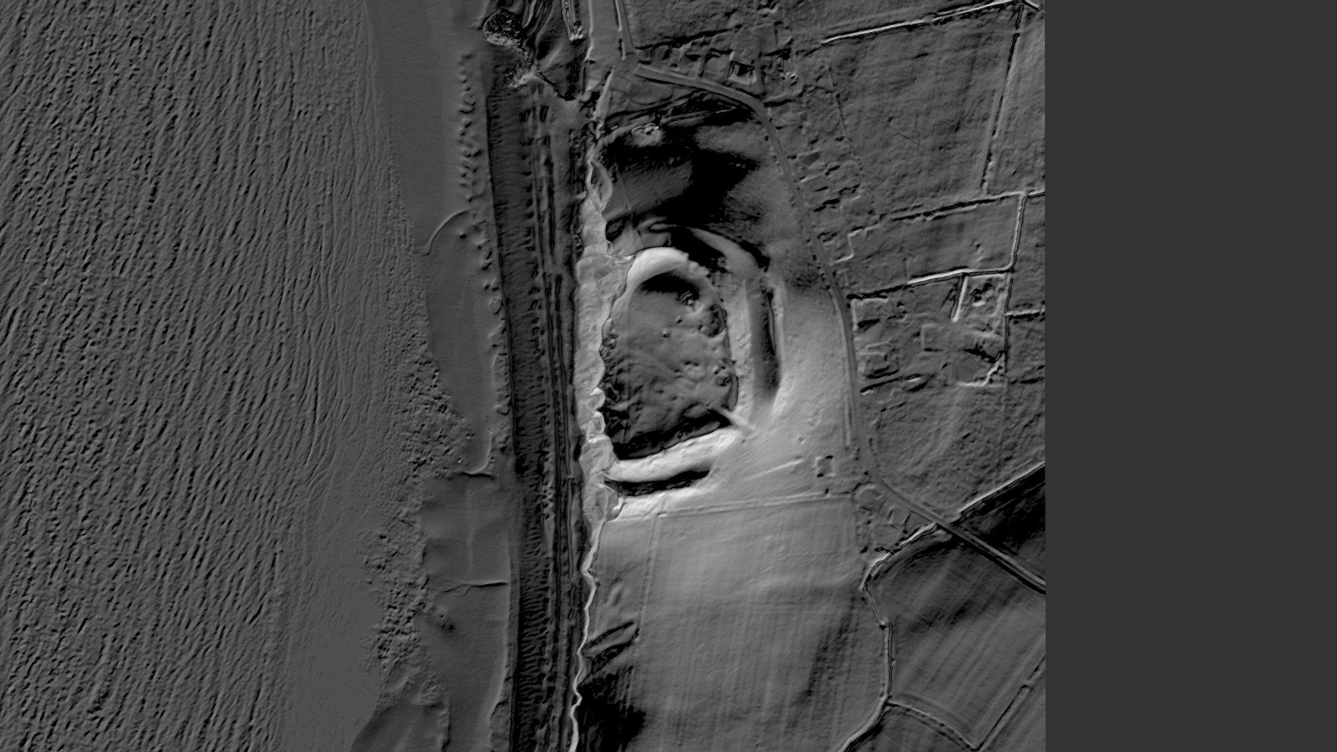 Dinas Dinlle Hillfort Lidar 3D Model