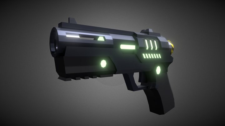 HEAVY PLASMA GUN - KURTZ X1 3D Model