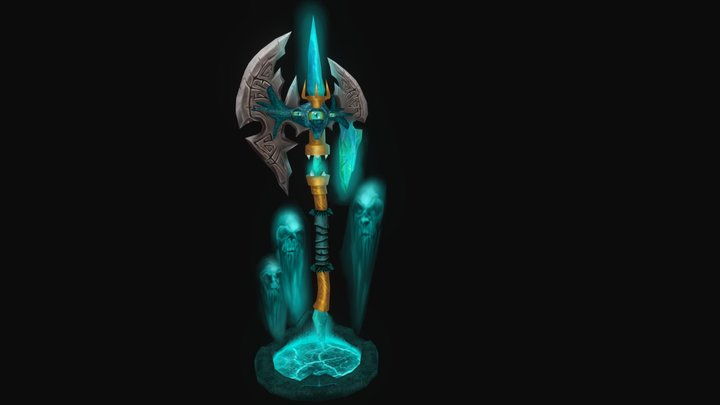 Serax The Nightmare of Souls - WoW Weapon 3D Model