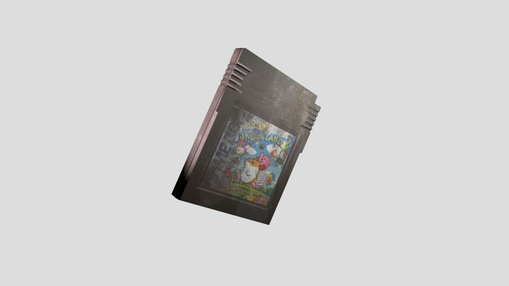 Gameboy Cartridge Model 3D Model