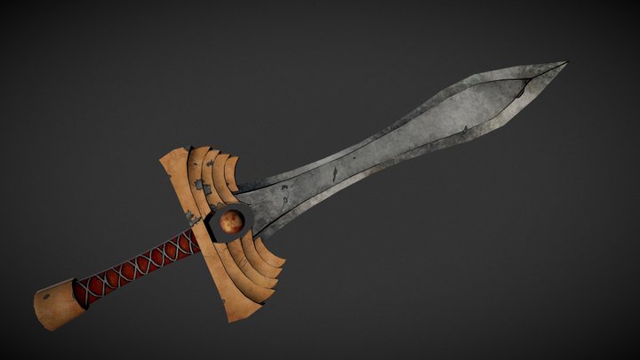 Elf Sword 3D Model