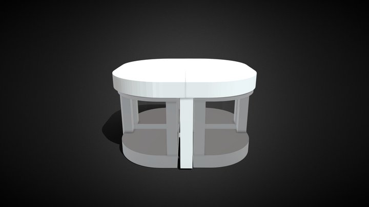 Meja Sofa 3D Model