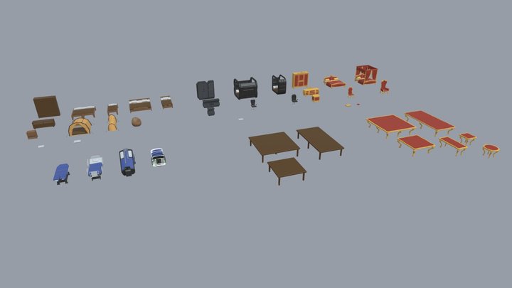 Furniture Pack 3D Model