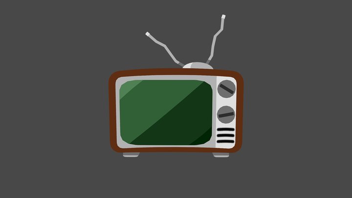 CartoonTV – Modello 3D gratuito STL