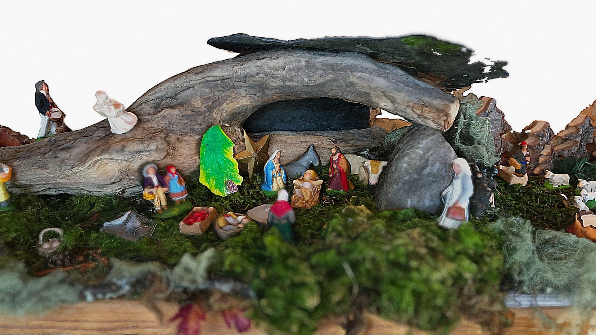 Christmas creche - nativity scene