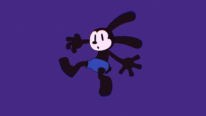 Oswald The Lucky Rabbit 3D Model