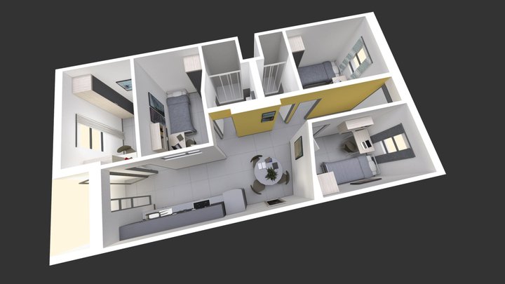 A4UNIT P 3D Model