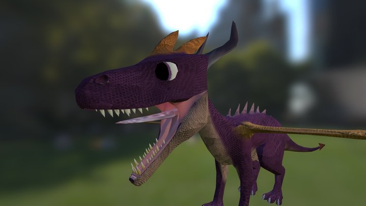 Spyro the dragon 3D Model