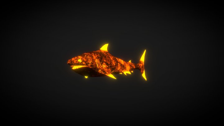 Lava Shark 3D Model