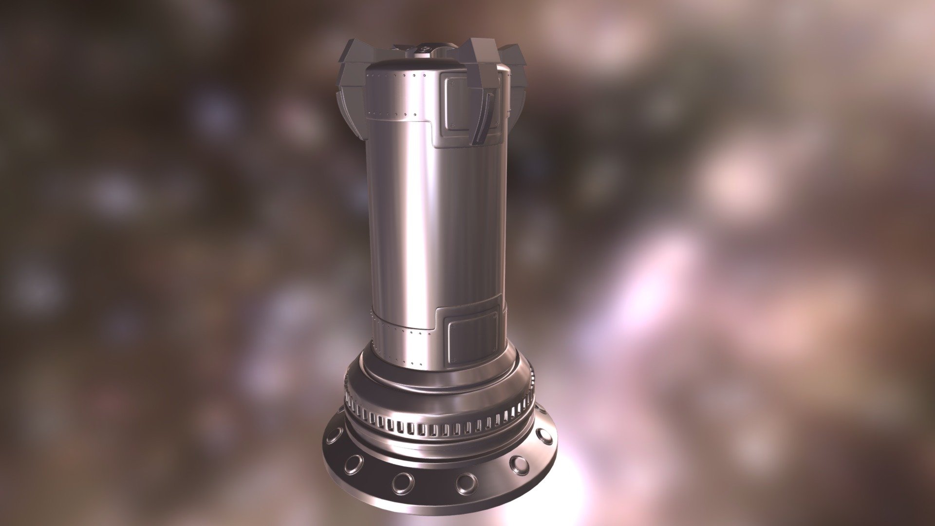 Hi_Poly Scifi Pod