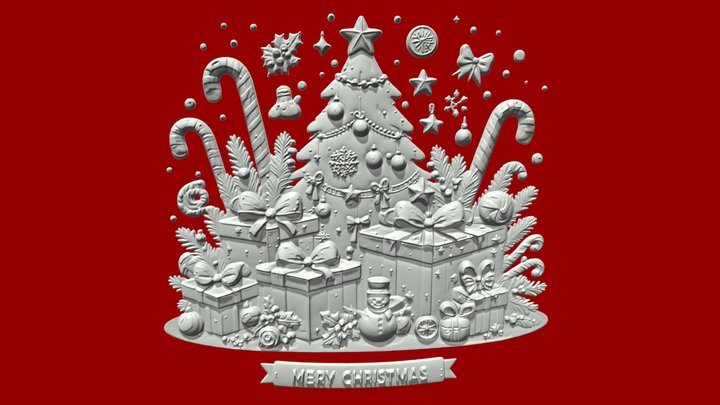 CHRISTMAS SET RELIEF
