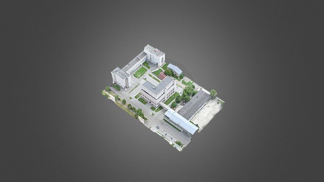 1/4 АлтГТУ 3D Model