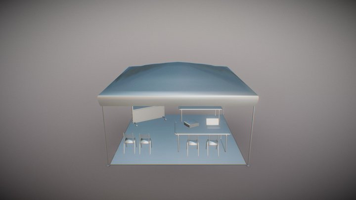 stand feria de ciencias 2022 3D Model