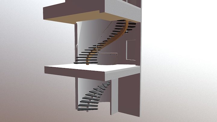 Escalier 101756 3D Model