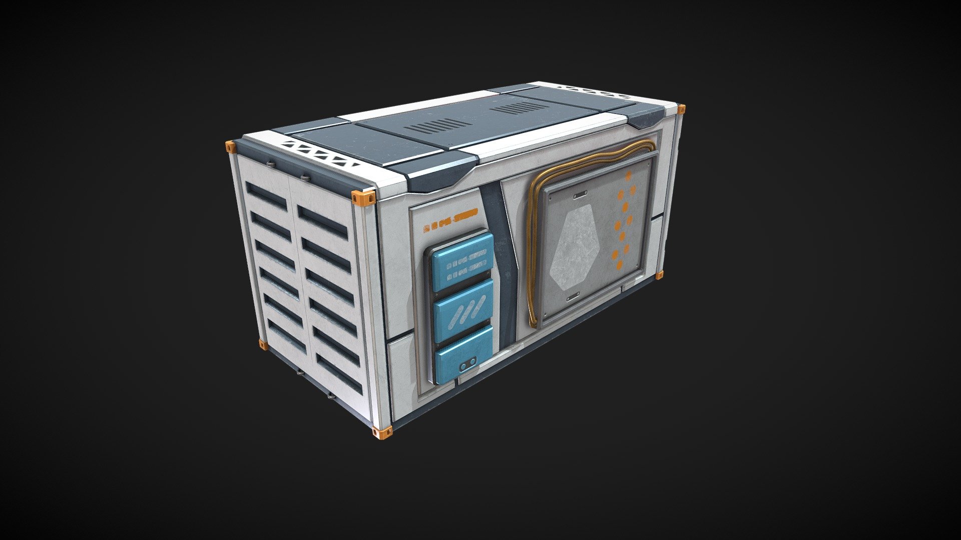 Container V2 - Buy Royalty Free 3D model by kraffing Vault (@kraffing ...