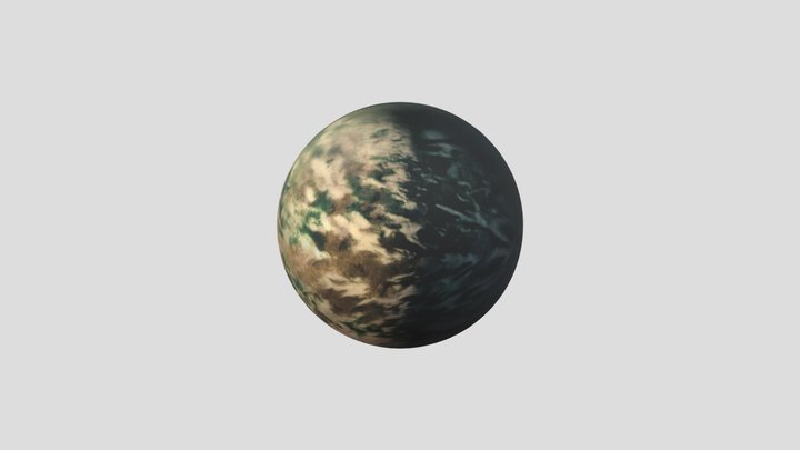 TRAPPİST_1_E_exoplan_1005123817 (1) 3D Model