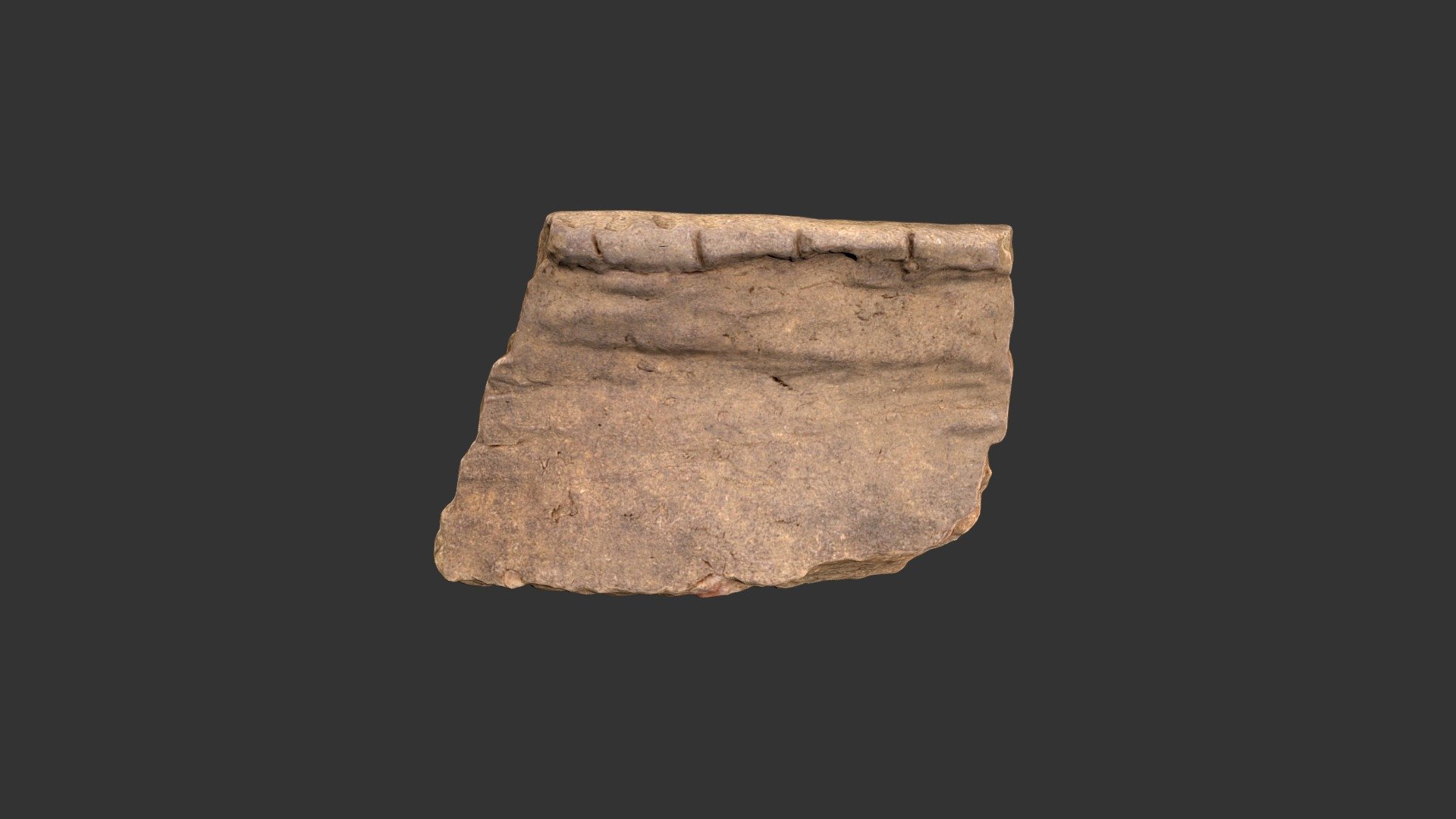 Gaston Simple Stamped Rimsherd (619p1266-1)