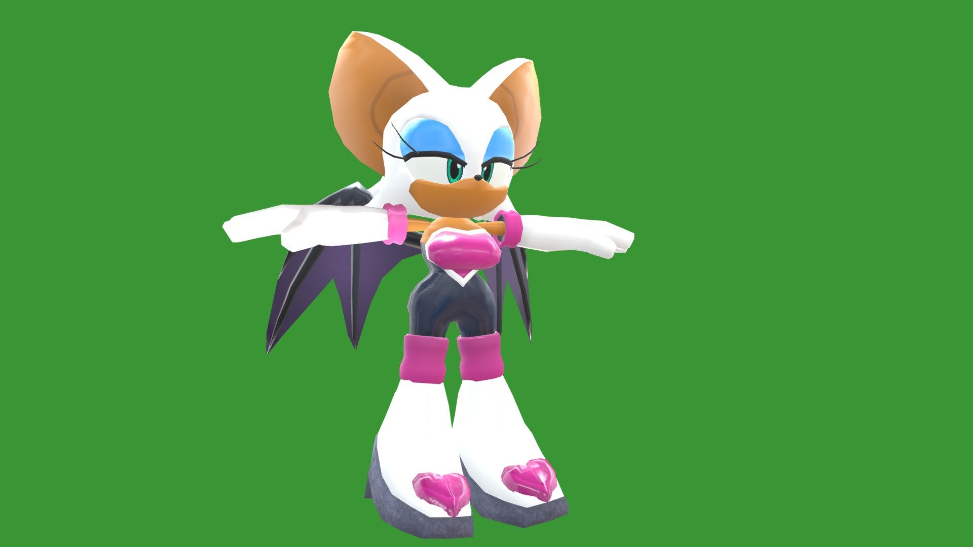 Sonic adventure 2 rouge model