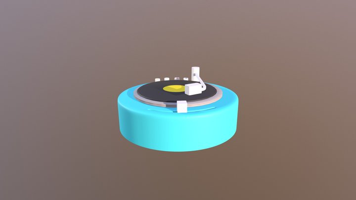 Gramafone 3D Model