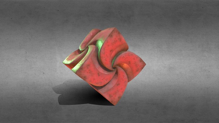 Pretty Cube 3D Model