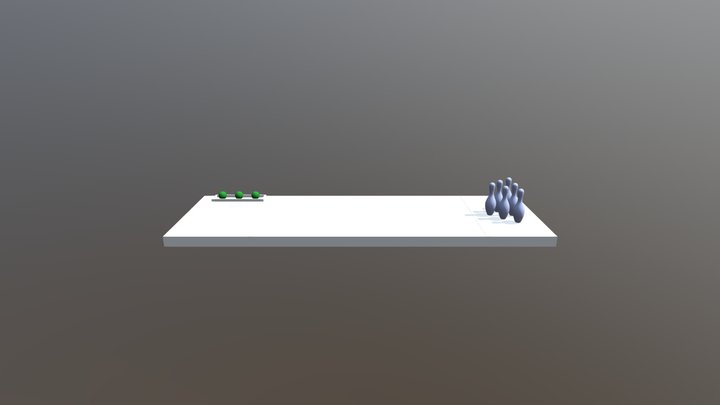 Robot Bowling 3D Model