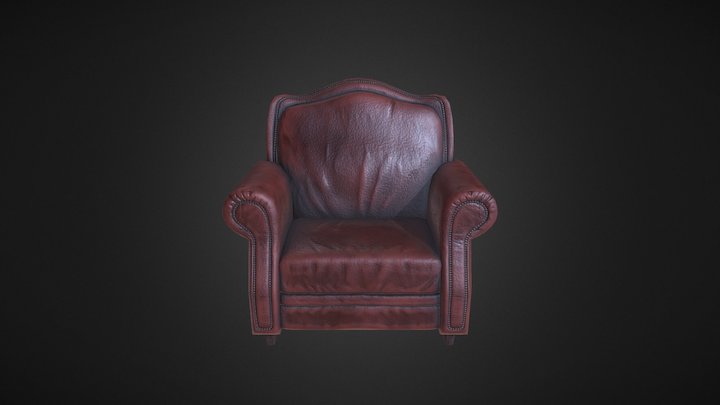 armchair for owl shelter 3D Model