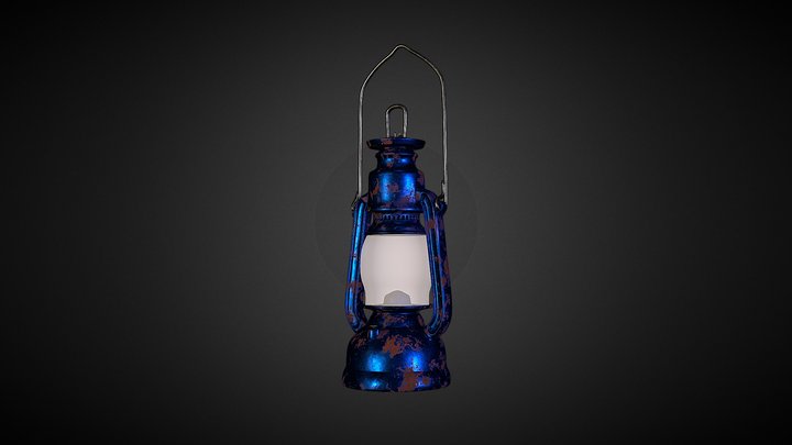 Old Vintage Lamp 3D Model