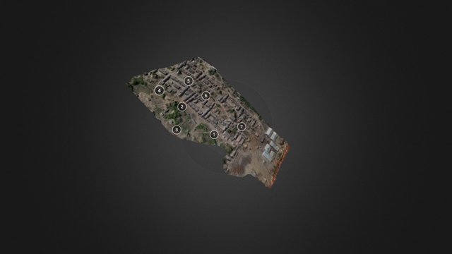 3D Model of Refugee Camp 3D Model