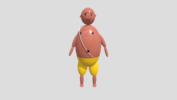 Pandit Ji for andie 3D Model
