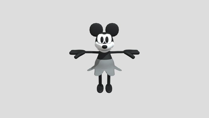 Minnie Mouse 1928 - Plane Crazy - 3D Model