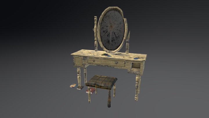 Wasteland Explorer - Vanity Table 3D Model