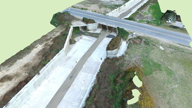 Obra de desagüe La Plata 3D Model