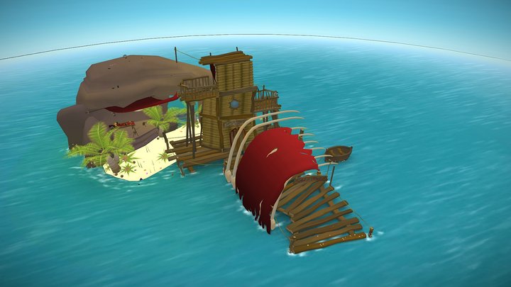 Exile Isle 3D Model