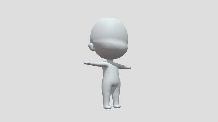 Simple Character Model 3D Model