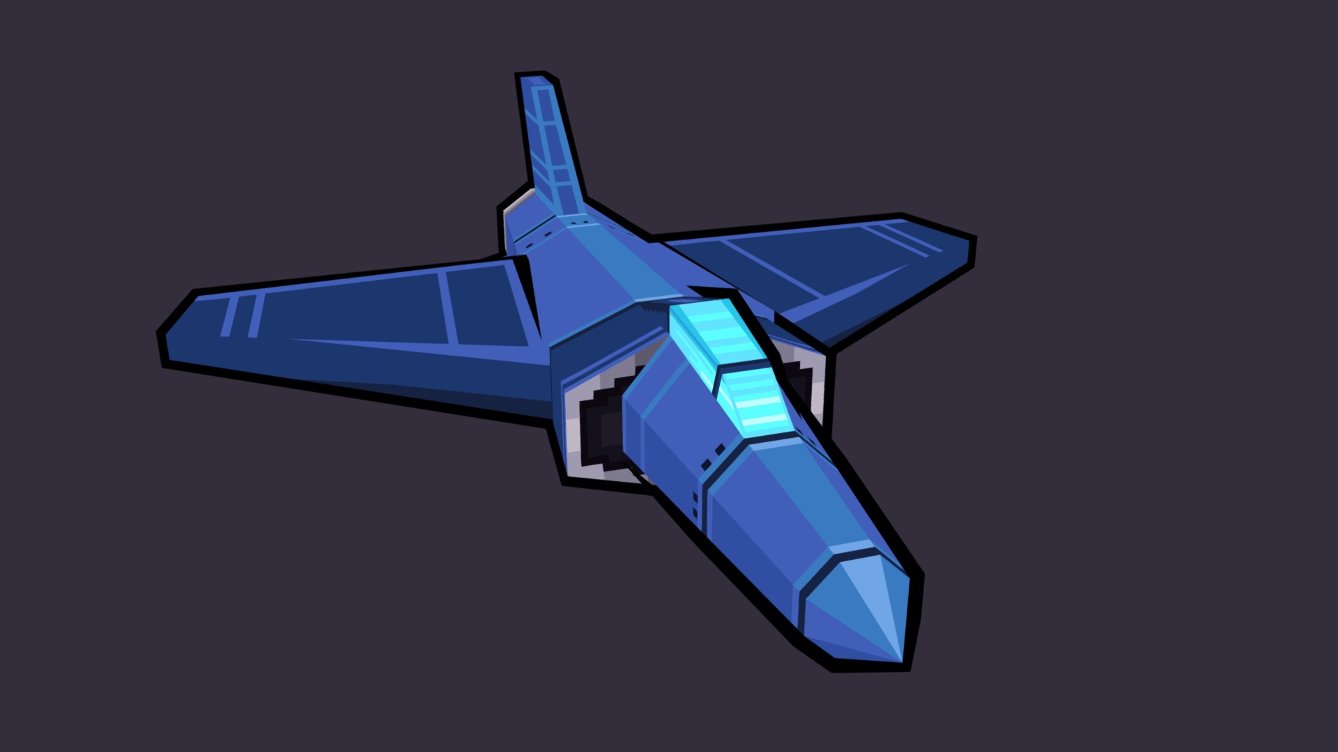 Jet -Toonnel Raiders- - 3D model by Bysamy [9d8d56e] - Sketchfab