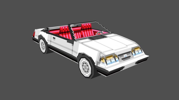 Domestic Sports Convertible 3D Model