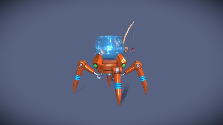 Robotic FishBowl 3D Model