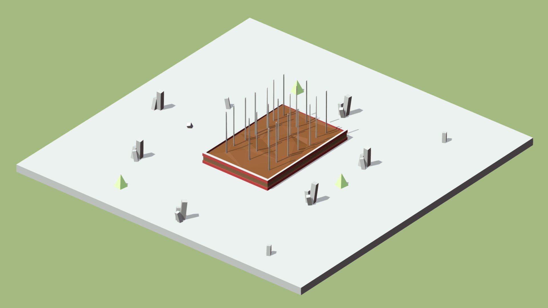 Garden Vegetable Plot Test - 3D model by WJHibbert [9d90254] - Sketchfab