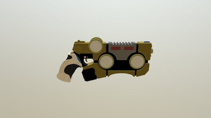 LASERGUN recuperació 3D Model
