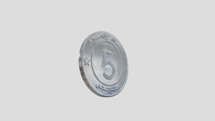 Algeria 5 DZA 3D Model