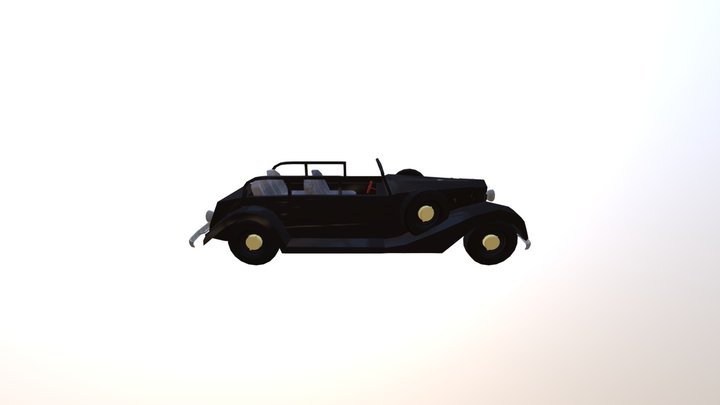 hitler car vols 3D Model
