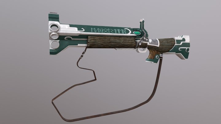 Cerberus Rifle 3D Model