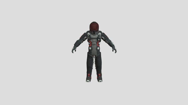 Void Voyager (Red Dark Voyager Style) – Free 3D Model STL